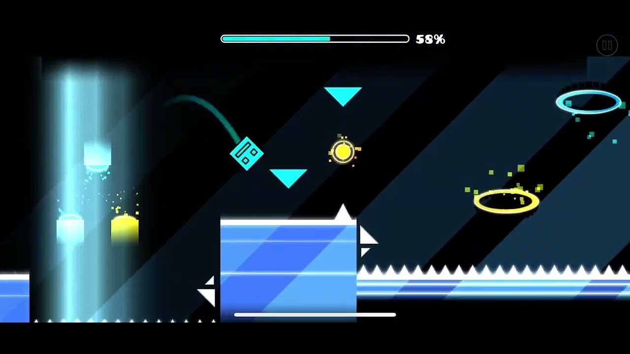 Geometry dash Blue Rift 100% complete - YouTube