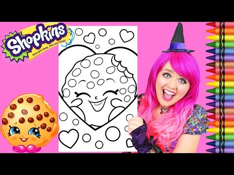 Coloring Shopkins Kooky Cookie GIANT Coloring Page Crayola Crayons | KiMMi THE CLOWN