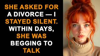 SHE ASKED FOR A DIVORCE — I STAYED SILENT  WITHIN DAYS, SHE WAS BEGGING TO TALK