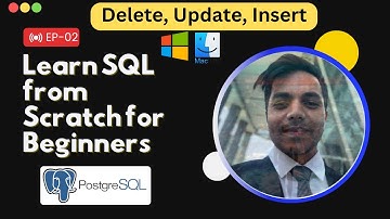 Learn SQL for Data Analysis: Create Delete Update Where PostgreSQL (For Beginners!) S2