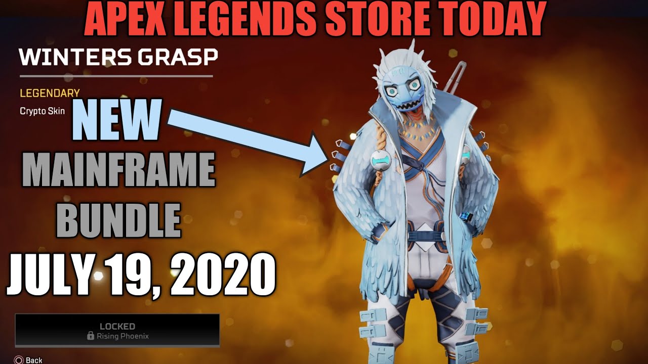 APEX LEGENDS STORE TODAY l JULY 19, 2020 l New CRYPTO Skin l Eva-8 Auto Skin l Mainframe Bundle