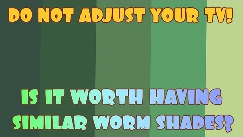 Heb je vergelijkbare wormenschaduwen nodig?