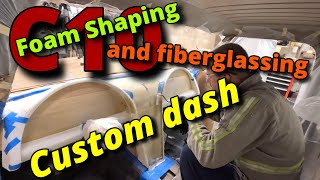 OTF Garage EP 62 Building A Custom Dash | How To Build a Custom Dash | Foam Shaping and Fiberglass. by Over the fender garage 10,149 views 4 months ago 38 minutes