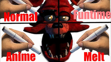 Drawing Foxy But in 4 different styles w POSCA markers | Greenerkind