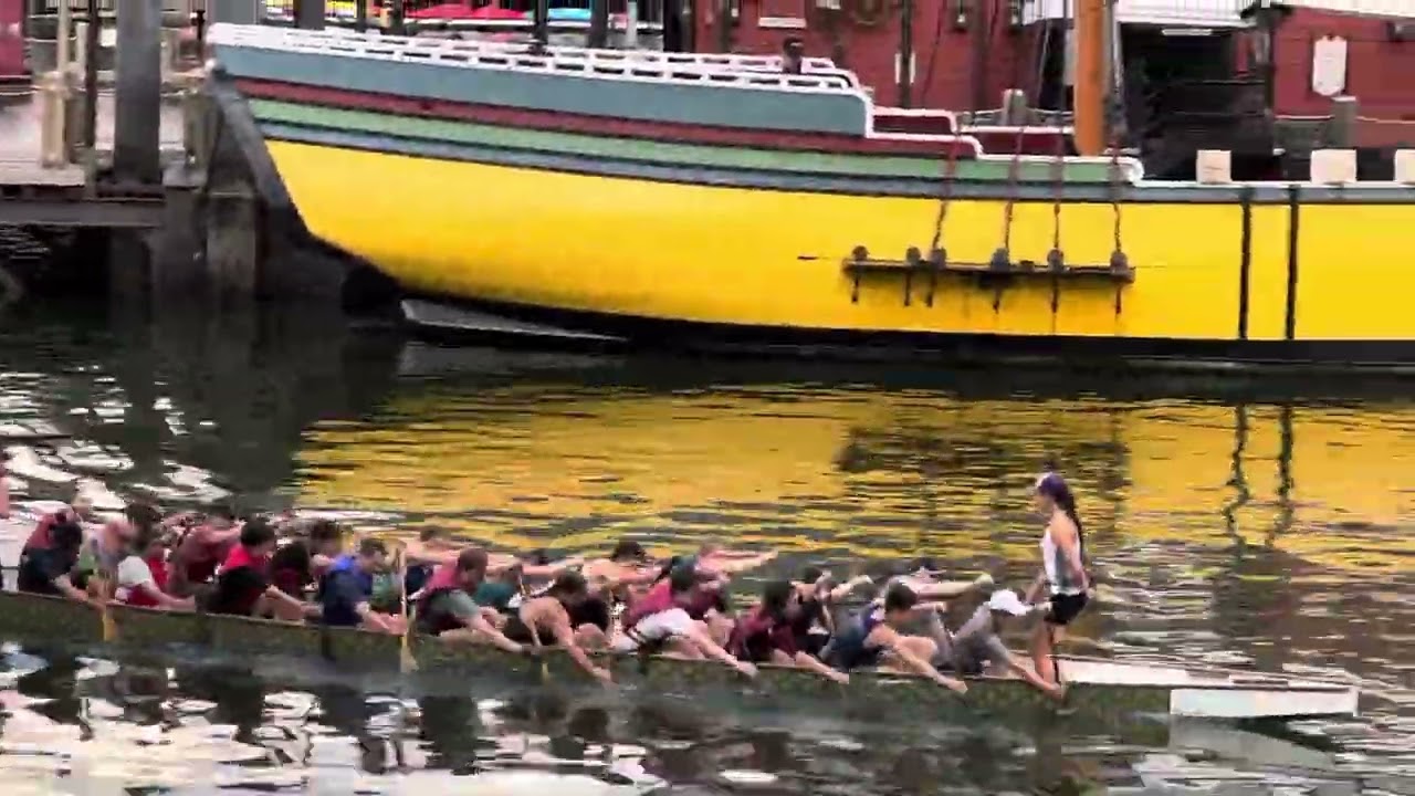 Dragon Boat Practice - Seaport, Boston, MA July 31, 2023
