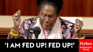 'I Am Fed Up! Fed Up!': Sheila Jackson Lee Explodes On Republicans On House Floor