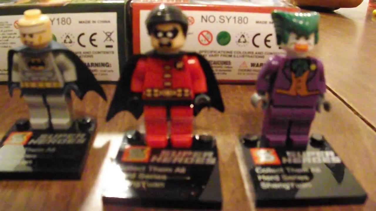 Lego Super Heroes Minifigure Knock Offs Review ( 16 differant ones)