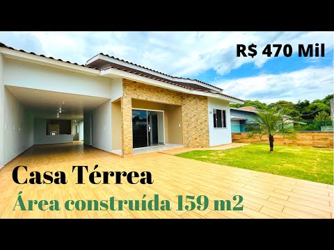 MARAVILHA-SC + CASA TÉRREA COM 159 M² CONTRUÍDO R$ 470 Mil