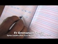 Syriac lessons by fr emmanuel thelly  part 3