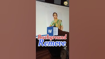 How to Remove Photo Background in MS Word | MS Word Trick #shorts #background