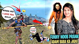 Best Funny NOOB PRANK on Random ATTITUDE🤣fir 1-TAP dekh k LADKI ho Gayi PAGAL -Garena freefire