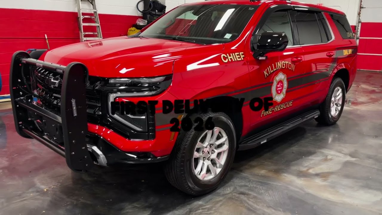 2026 Chevy Tahoe AWD SSV Command Unit Delivered | Killington Fire & Rescue 🚒
