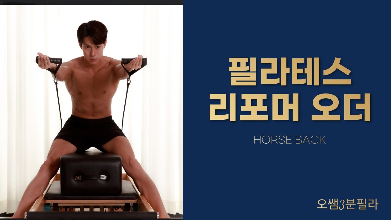 필라테스 리포머 오더 - 홀스 백   (Pilates Reformer - Horse Back)