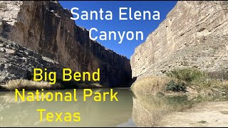 Santa Elena Canyon: Hiking Along the Rio Grand Between the US & Mexico! Big Bend National Park Texas