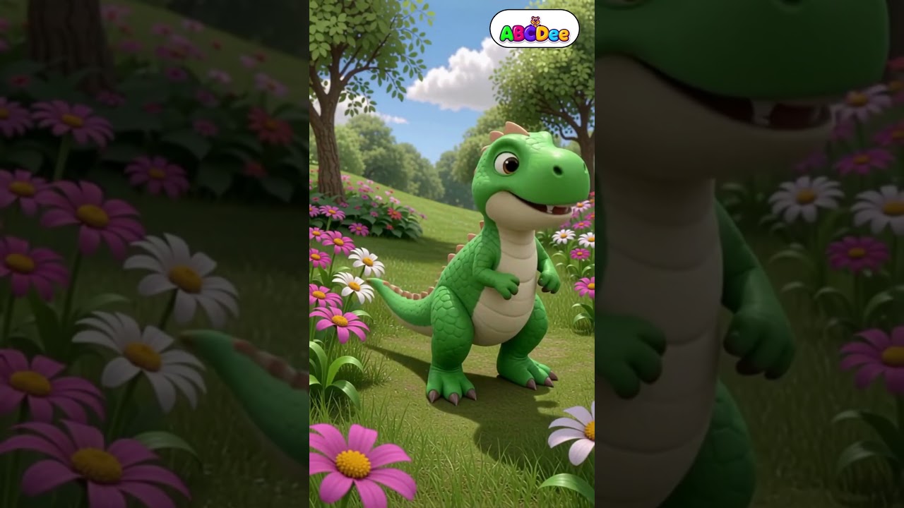 🦖 Cute Dinosaur Dance! 🎶 Fun 3D Kids Cartoon Video