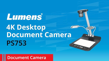 PS753 4K Desktop Document Camera | Lumens