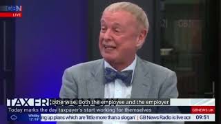 Tax Freedom Day 2022 - ASIs Madsen Pirie appears on GB News