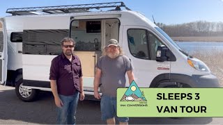 🚐 Sleep 3, Dine 3, and More in a Ram ProMaster 2500 | Van Tour