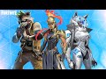 ALL NEW SKINS &amp; EMOTES (Lady Gaga, Greek Theme, Katt, Rufus, + More..)