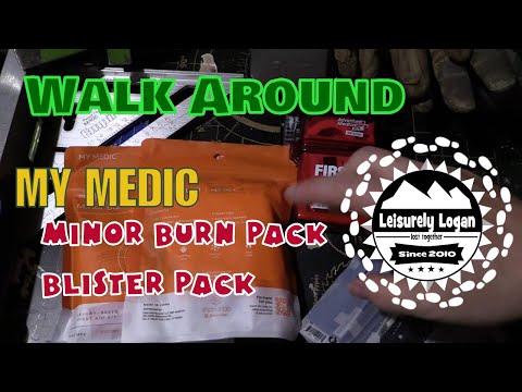 Walk Around: MY MEDIC Minor Burn Pack and Blister Pack