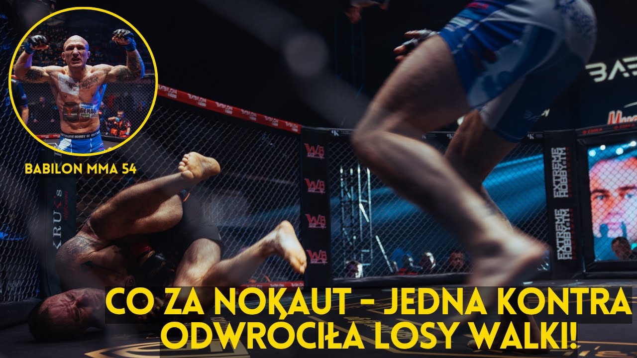 KO na wątrobę! 💣 Perfekcyjny middle-kick odwraca losy walki - Woźny idzie po pas Babilon MMA 🏆
