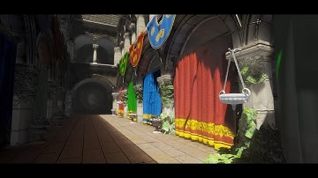 LUMINA showcase of voxel based GI - atrium B