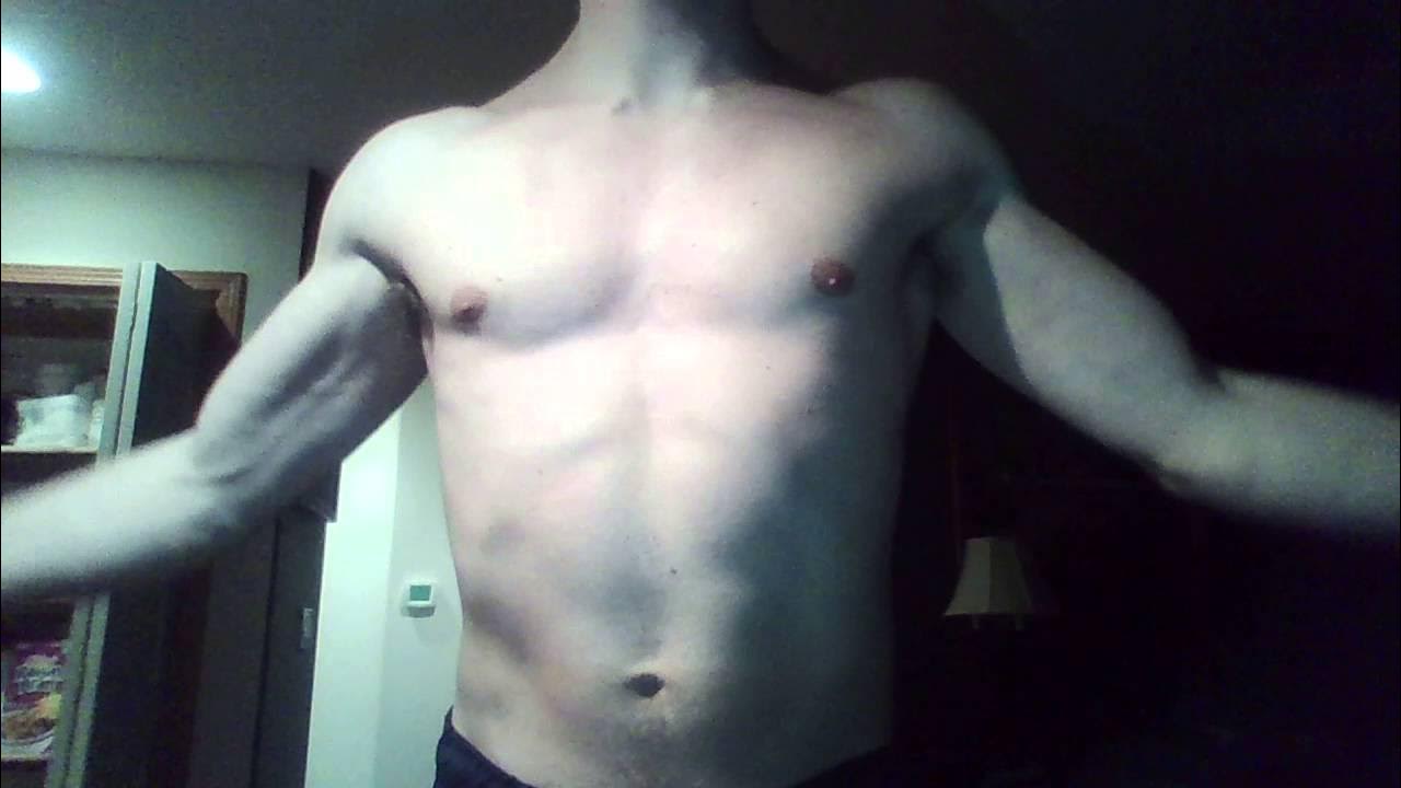 Alpha teen bicep flexing YouTube