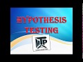 6-Steps of Hypothesis Testing