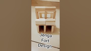 Jenga Fort Design Ideas #jenga #jengabuilding #jengagame