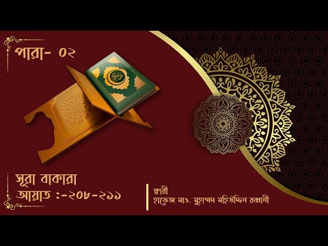 সূরা বাকারা ২০৮-২১১ আয়াত || সুললিত কন্ঠে তেলাওয়াতুল কুরআন