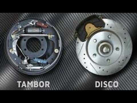 Interminable simultáneo A la verdad Frenos de disco vs Frenos de tambor - YouTube