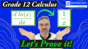 Grade 12 Calculus - Derivative of lnx (with proof)