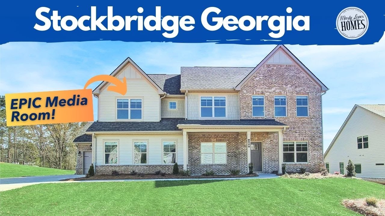 4BR 3.5 Bath Stockbridge GA New Construction Homes DRB Ranier
