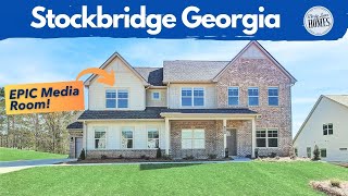 4BR 3.5 Bath Stockbridge GA New Construction Homes | DRB Ranier | Stockbridge Real Estate Agent