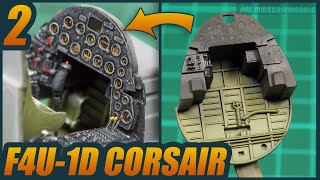 1/48 F4U-1D Corsair - ep 2 - Tamiya plastic scale model build