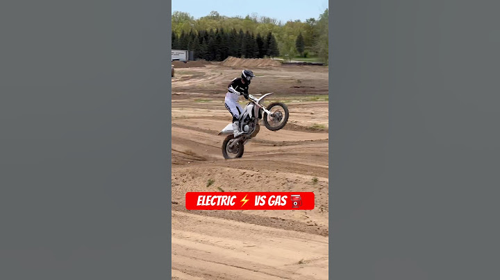 HEAD TO HEAD electric vs gas dirt bike! 😱