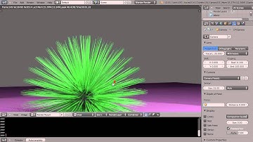Blender Tutorial - Changing the Width of Hair Particles for Rendering