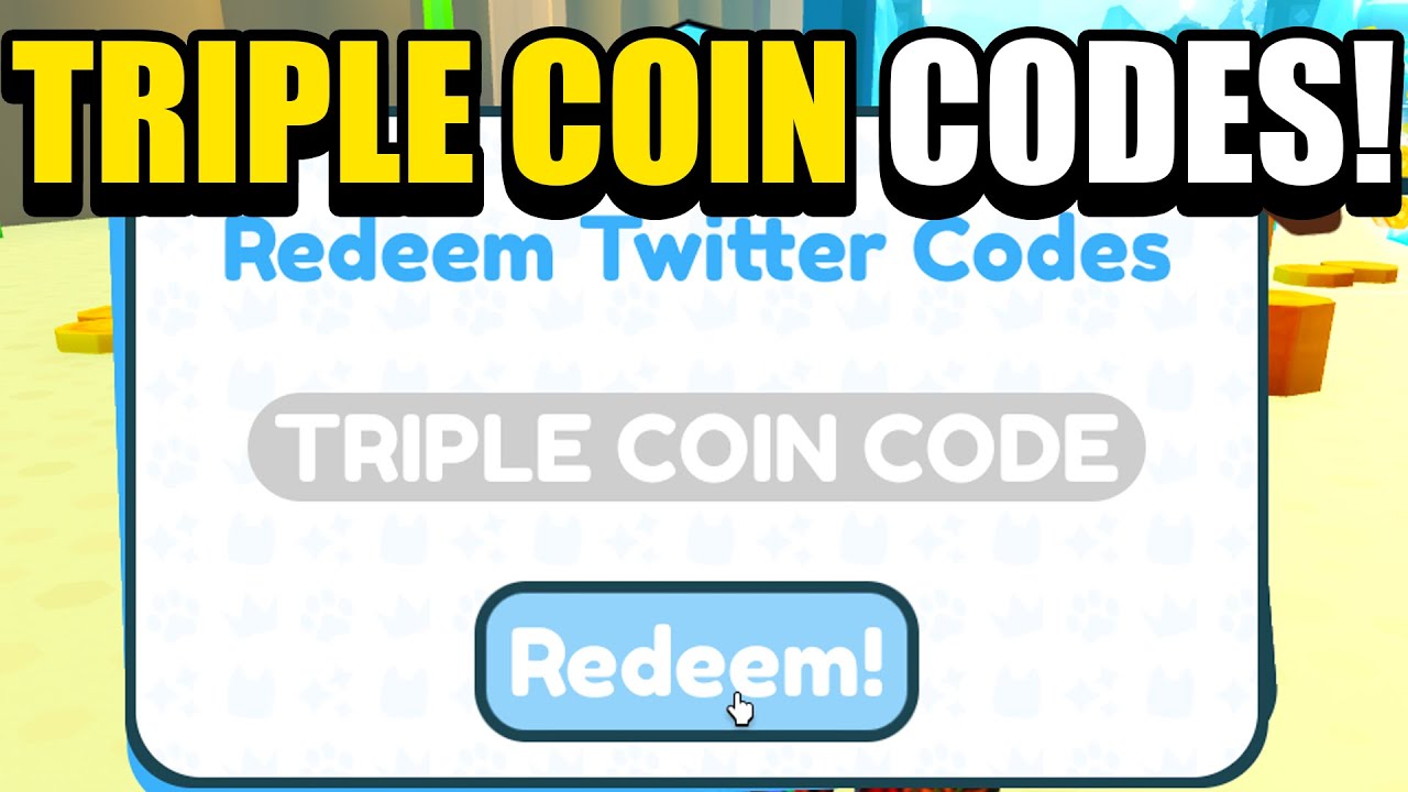 New TRIPLE COIN BOOST CODES in PET SIMULATOR X! (SO OP) - YouTube