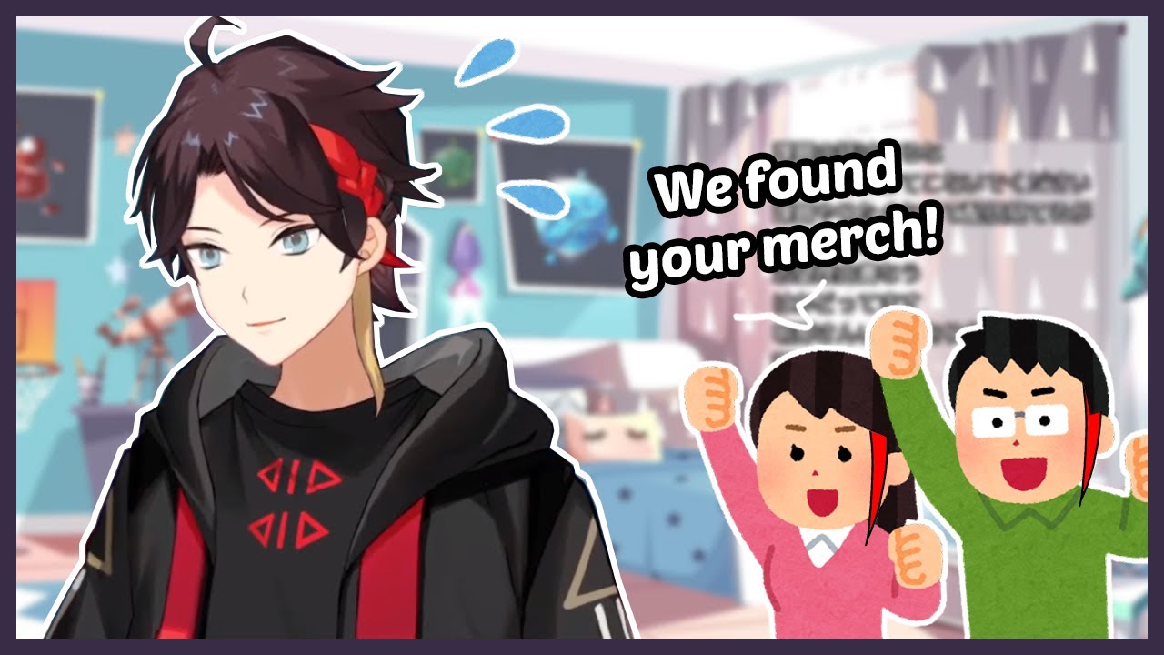 [ENG SUB] Akina's parents find his merch [Saegusa Akina/Nijisanji]