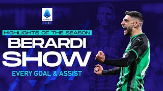 Berardi Show | Every Goal \& Assist | Highlights of the season | Serie A 2021\/22