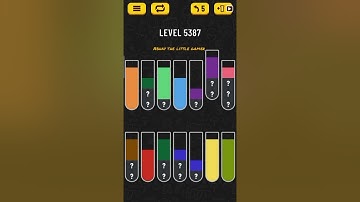 Water sort puzzle level 5387