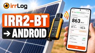 IRR2-BT Android Data Logging | irrLog – Live Measurements & CSV Export