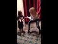 A little fan sings Cherry Bomb with Lita Ford