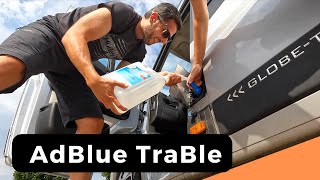 Trable s AdBlue na ceste z Norska do Čech