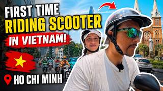 S5#EP4🛵 Our FIRST Scooter Ride in Ho Chi Minh City 🇻🇳😱 | Chaos or Fun? 🤯