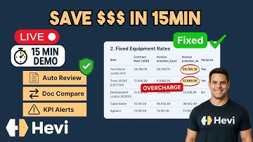 15-Minute Demo: How Hevi Saves Projects from Million-Dollar Contract Mistakes (June 2025)