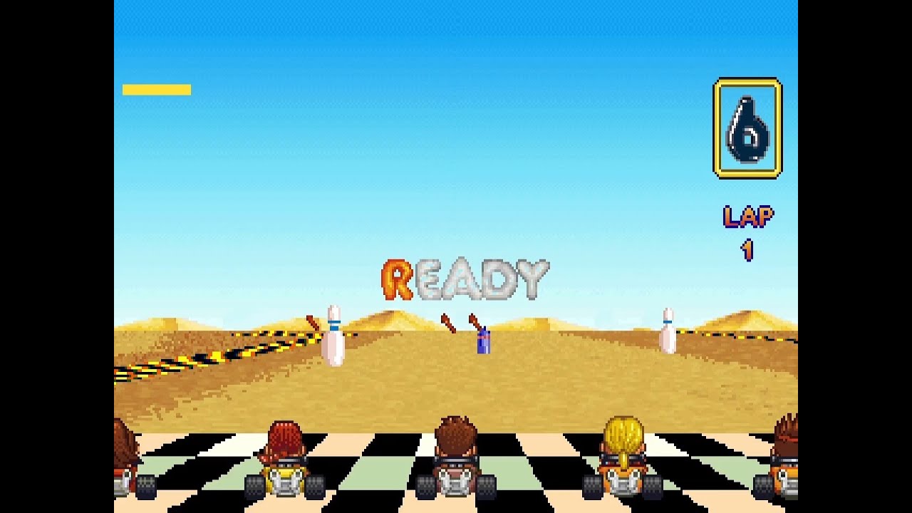 Go Kart Racer (Windows 98) - Gameplay