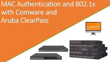 MAC and 802.1X authentication with Comware 5 and 7 and ClearPass