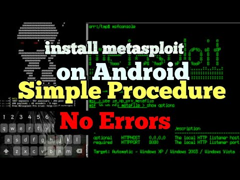 Install metasploit on android