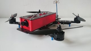 Emax Nighthawk 250 Naze32 clean flight, PID test maiden
